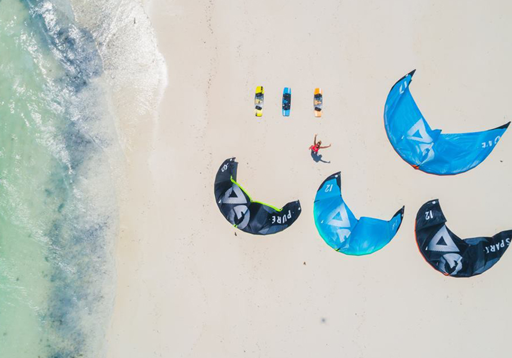 Kitesurfing in Zanzibar