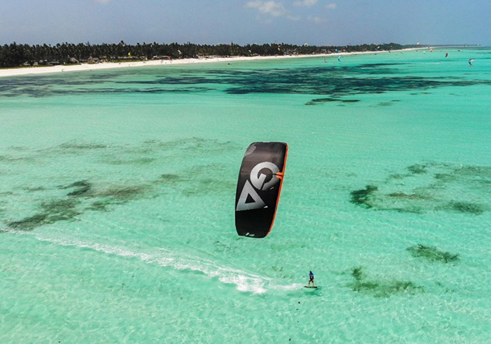 Kitesurfing in Zanzibar